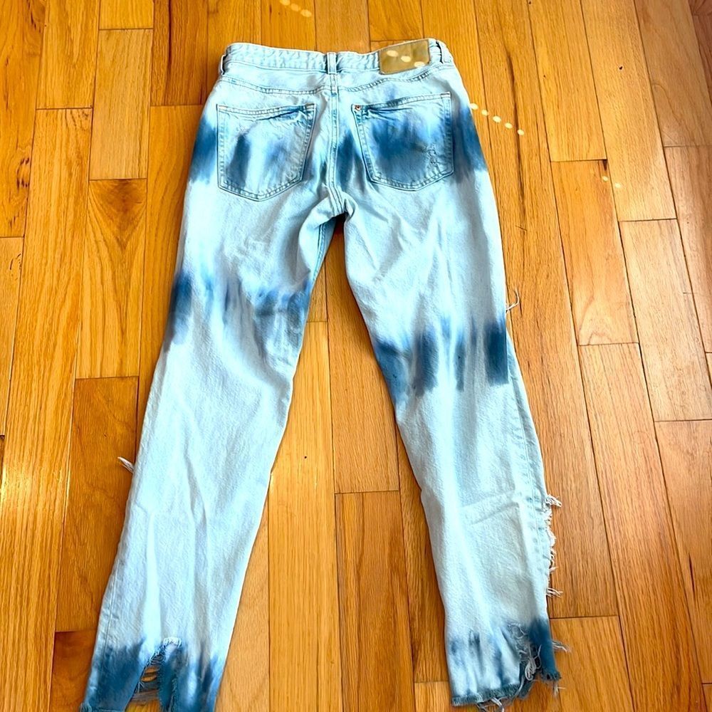 & Denim Boyfriend Distressed Jeans Women's Size 25 - Picture 6 of 8